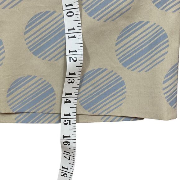 Kenneth Cole Beige and Blue Skirt, Size 6 - Picture 5 of 6